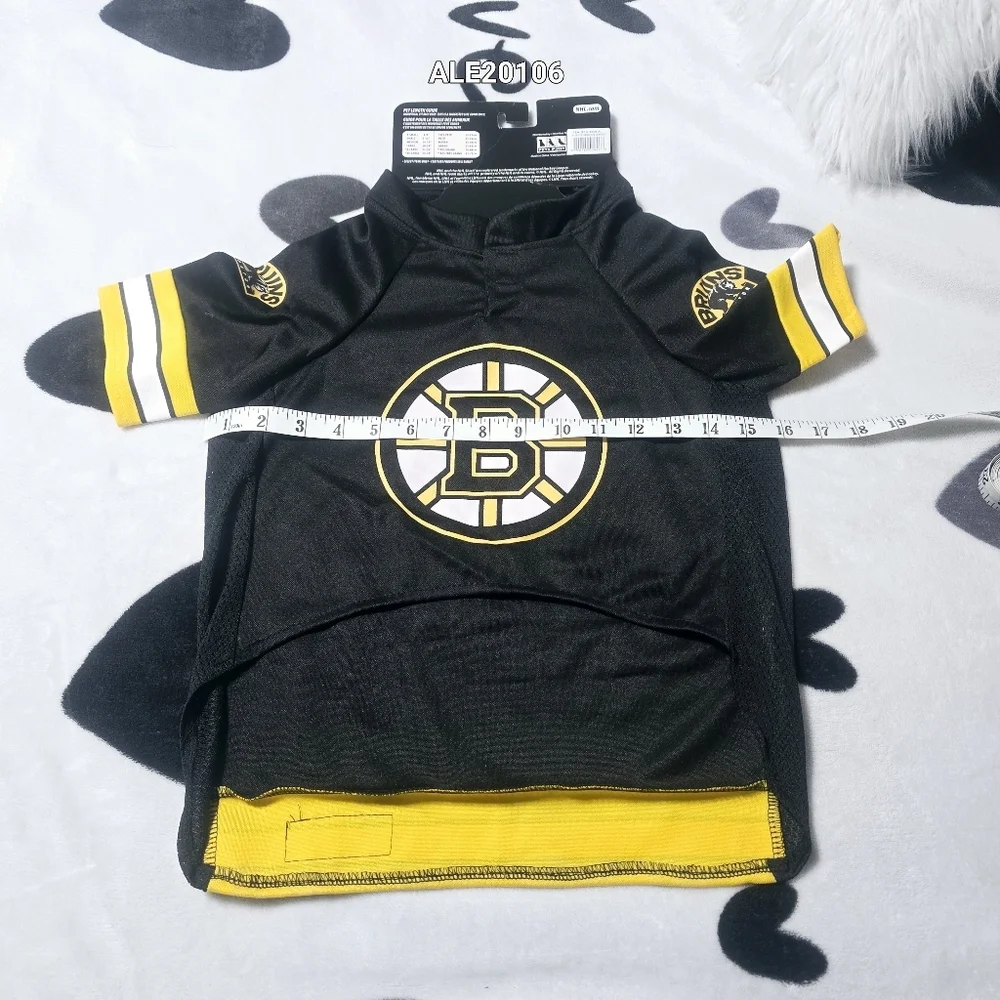 NHL Pet Apparel Boston Bruins Jersey - Size XL Black And Yellow New